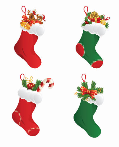 free vector Christmas Stockings Vector Graphic